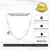 Effie Queen 14K Gold Stated Natural Baroque Pearl Choker Naszyjnik dla kobiet 925 Srebrny naszyjniki ręcznie robione biżuteria GPN19 231229