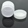 Vorratsflaschen 60 teile/paket 50g Qualität Creme Jar Weiß Kunststoff Make-Up Behälter Probe Kosmetik Box Leere Topf Nachfüllbar