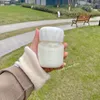 Bouteilles d'eau 250ml Mini bouteille en verre résistance à la chaleur Transparent boire mignon jus café lait gobelets pour enfants étudiant