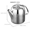 Bouteilles d'eau en acier inoxydable, théière, bouilloire, service à thé, verser sur le café pour la maison