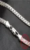 Halsband 5mm 50 cm män smycken hela nytt mode 925 Sterling Silver Big Long Wide Tendy Male Full Side Chain for Pendant12810932