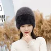 Fashion trend product Rex rabbit plus fox hair hat real rabbit hair real fox ear cap thickened to keep warm 231229