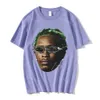 24 Herren T-Shirts Rapper Young Thug Graphic T Männer Frauen Mode Hip Hop Street Style T-Shirt Sommer Casual Kurzarm T-Shirt Übergroß Modetrend