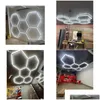 Barres lumineuses Feux de travail 2.1X Fournisseur d'usine de haute qualité 6500K Garage hexagonal pour la salle d'exposition de voiture détaillant le salon de coiffure Drop Dh2Mi