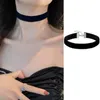 Choker Fashion Womens Accessoires Punk Gothic Style Rope Soft Black Velvet Necklace Girl Neck Jewelry Collar