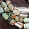 Rings New Stripe Malachite Bucket Beads Separated Natural Loose Stone Diy for Jewelry