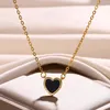 Pendant Necklaces White Natural Shell Heart Necklace For Women Gold Color Stainless Steel Chains Fashion Party Wedding Wholesale