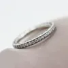 Damen-Bandring aus 925er-Sterlingsilber, brillanter Herz-CZ-Diamant, Top-Qualität, mit Originalverpackung, für Damen, Geschenk, Verlobung, Anniversa266S