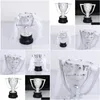 Dekorativa föremål Figurer Atletico Madri La Liga Collection Football Champion Harts Cup Toy 16cm Höjd Soccer Spanien Trophy Met DHAA4