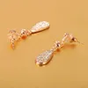 Boucles d'oreilles 2023 Tendance Longue Cristal Zircon Dangle Pour Les Femmes De Noël Halloween Mariage Boucle D'oreille De Mode Bijoux Cadeau En Gros