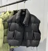 Kamizelki damskie Koreańska szykowana gruba puchowa kamizelka Kobiety zima ciepła streetwear parkas kurtka prosta luźna zamek błyskawiczny Casual Cotton Down Short Solid