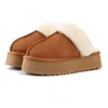 ugg slippers boots designer de chinelos de pele da austrália mulheres homens sandálias deslizantes sapatos de neve de inverno tênis castanho preto