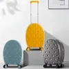 Suitcases Fashion Semi-oval Small Suitcase Ladies 20 " Universal Wheel Computer Boarding Luggage Password Children Travel