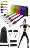 STOCK 11PcsSet Latex Resistance Bands Crossfit Training Exercise Yoga Tubes Pull Rope Rubber Expander Elastic Bands Fitness Equip1630796