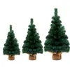 Decoraciones navideñas, árbol de mesa Mini para chimenea, estante, decoración del hogar