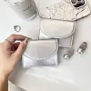 Koreańskie portfele krótkie styl moda prosta skóra Pu Small Money Clip Solid Color Moneta Id ID Uchwyt wizytówki Hasp Portfel