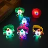 Braccialetto luminoso con rotazione manuale, morbido flash, braccialetto giroscopico, luci a LED, cartoni animati, bagliori di Natale, giocattoli per bambini 231229