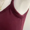 Women's Tanks Chic Sports Tube Tank Top Women Solid Color Sexy Girl Crop Tops Built In Bra Ladies Spaghetti Strap Basic Camisole Drop