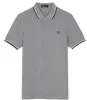 Freds Perry Mens POLO CAMISA BASIC Camisa de diseño de negocios Logotipo bordado de lujo Mens Tees Top 909 de manga corta 909