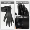 100pcs Black Disposable Rubber Nitrile Gloves for Cooking Work Housework Kitchen Home Cleaning Car Repair Waterproof 231229