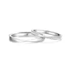 Mobius Strip Ring S925 Sterling Silver Micro Set Zircon Eternal Love Couple Ring European Women Fashion Open Ring Women Wedding Party Jewelry Valentine's Day Gift SPC