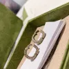 Diamant-Ohrstecker, Luxus-Designer-Schmuck für Frauen, Buchstabe G-Ohrringe, klassische Herren-Ohrringe mit Box, Hochzeit, Aretes-Designer-Zubehör