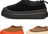 Asman Weather Hybrid Slipper Botas de mujer Chestnut Orange Whitecap Black Tazz Mules botas de mujer Zapatos de gamuza superior
