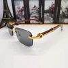 Luxus Randlose Sonnenbrille Designer Damen Herren Polaroid Objektiv Goggle senior Carti Brillen Gläser Für Frauen Brillen Rahmen Vintag