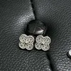 Bracelet Luxury Designer Link Jewellery Chain Vanca Kaleidoscope 18K Gold Van Clover Bracelet avec cristaux étincelants et diamants Cadeau parfait pour les filles ABK4