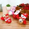 Christmas Decorations Tree Xmas Small Pendant Santa Claus Doll Bell Festival Decoration Gifts 058