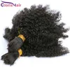 Bulks Peruaans Afro Kinky Krullend Bulk Vlechthaar Voor Groothandel 100% Menselijk Bulk Krullend Haar Extensions Geen Attachment Haar Nertsenbundels