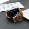 الملحقات FHX17KB CORREA لـ Apple Watch IWATCH 7 6 5 4 384245MM حزام حزام جلدي Bandje Cinturino لأشرطة Iwatch Bands