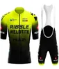 Ribble Weldtite Комплекты трикотажных изделий для велоспорта Мужская велосипедная одежда с коротким рукавом Велосипедная одежда Майо Велосипедный трикотаж Шорты-нагрудники 2206018577030