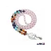 Hanger Kettingen Yoga 7 Chakra Halfedelsteen Kralenketting Natuurlijke Strand Kwarts Zeshoekig Prisma Levensboom Kristal Vrouwen Dhmzm