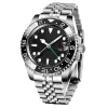 montre de luxe GMT hommes pepsi gmt montres automatique mécanique montre bande en acier inoxydable boucle pliante sport décontracté montre-bracelet en verre saphir étanche dhgates