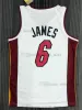 Anpassade herrkvinnor Youth Kids 2022-23 City White Basketball Jerseys Dwyane 3''Wade''Lebron 6''James''red Black