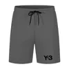 العلامة التجارية للرجال القصيرة Y3 Men Gym Gygging Beach Clothing Fashion Summer Summer Treasable Litness Running Spectpants