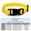 Dog Collars Collar Duty Blue Red Buckle Nylon Small Chihuahua Purple Webbing Pet for Clip BlackS