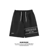 2024メンズアンドレディースファッションビーチショーツ西海岸デザイナーEriceManuelsshorts American EE Fitness Black White Checkerboard Color Matching Sports Leisure S 3J76