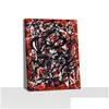 Peintures Jackson Pollock Forme HD Toile Imprimer Décoration Salon Chambre Stickers muraux Art Picture Canvas6461948 Drop Deli Dhk1F