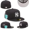 Unisex Men Baseball Baseball dopasowane czapki Klasyczne hip hop sport w pełni dopasowany casquette sportowy czapkę flex cap z rozmiarem 7-8 W-111