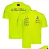 Motorcykelkläder F1 Racing T-shirt Summer kortärmad tröja samma anpassade droppleveransmobiler Motorcyklar Tillbehör DH9EO