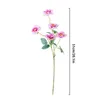 Fiori decorativi 51 cm Simulazione Camelia Bouquet Fiore di seta artificiale INS Style Home Decor Decorazione di nozze