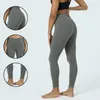 AL Yoga Leggings Women Sweatpants High-Waist Hip-lifting Pants Push-up Fitness Elastic Waistband Sports Pants Running Training Sweatwear Trousers