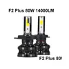 المصابيح الأمامية للسيارة 1PAIR 80W 14000LM Haedlight H4 H7 H1 LED H8 H1 H11 4300K ​​5000K 6500K 8000K 25000K FOG LIGHT 16000LM 12V BB DROP DELIV DHA62