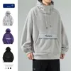 Herbst Polar Fleece Hälfte Rollkragen Hoodies Für Männer Y2K Vintage Winddicht Mit Kapuze Sweatshirts Casual Streetwear Pullover Hoody 231229