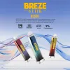 Sigarette elettroniche monouso con guscio di cristallo originali Breze Stiik BS600 Puff 600 TPD 2% penna Vape con bobina a rete con batteria da 500 mAh 2 ml VS BS6500 7500 8500