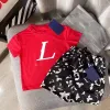 Vêtements pour bébés T-shirts costumes de créateurs pour enfants vêtements pour enfants en bas âge 1-15 ans filles et garçons T-shirts manches courtes d'été avec étiquettes de lettres classiques 7 couleurs