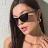 Sonnenbrille Kleine Katze Auge Frauen Mode 2023 Vintage Dreieck Shades Männer Marke Weibliche Luxus Sonnenbrille UV400 Brillen Schwarz