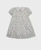 Girl Dresses Spots Flower Print Dress Summer High Quality Turn-Down Collar Short Sleeve Kids Comfort 1-8 Years Wz1160